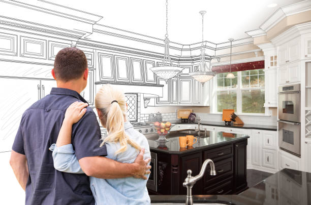 Custom kitchen cabinets installed in a Skykomish home